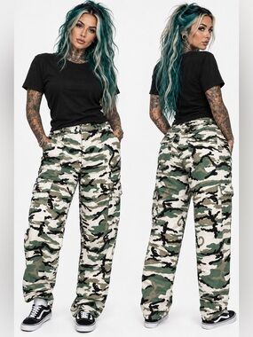 Almost Famous Camouflage Cargo Pants